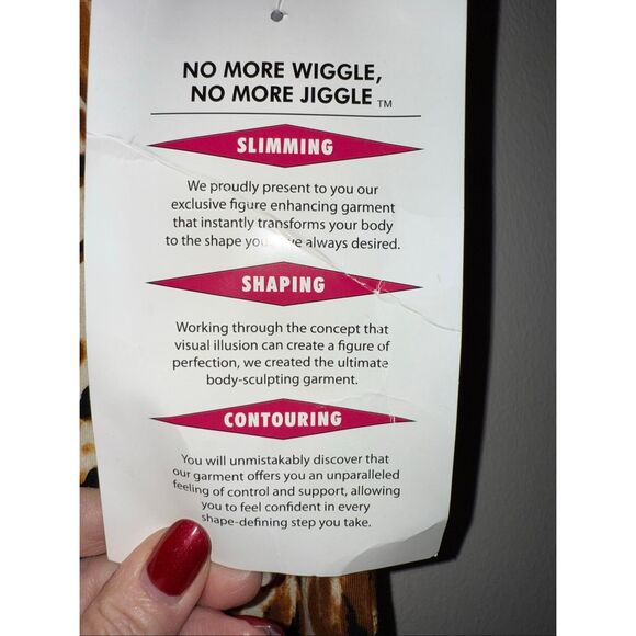 Women With Control Size S Fitted Shapewear Dress Mixed Animal Print Slimming NWT - Picture 6 of 9